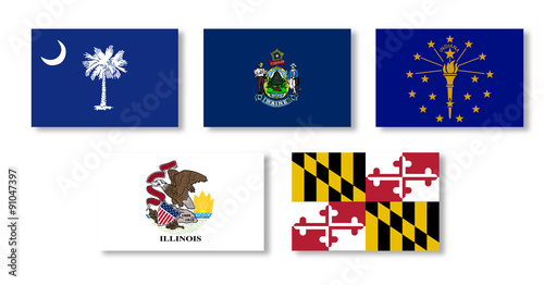 United States State Flag Collection