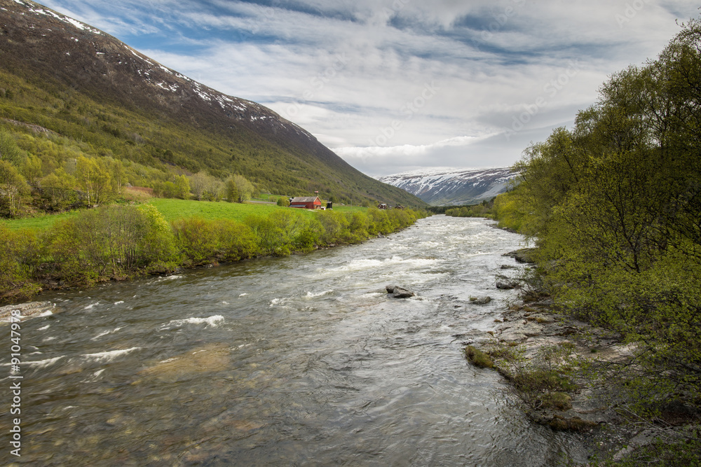 Driva river