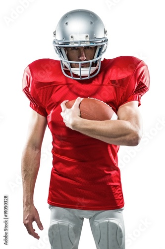 Portrait of American football player