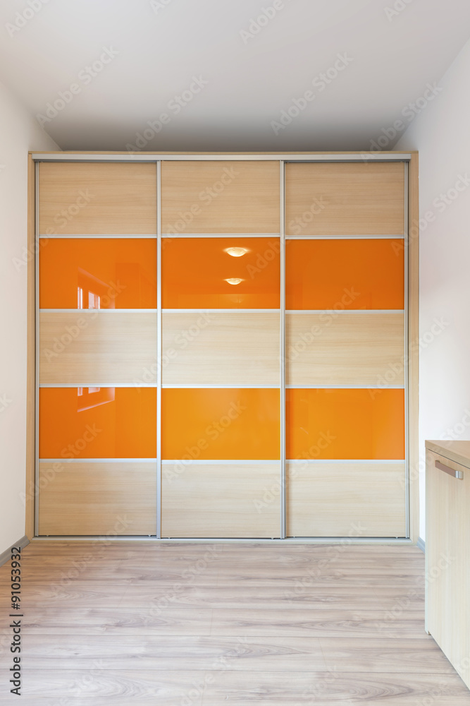 Obraz premium Interior of a empty closet room