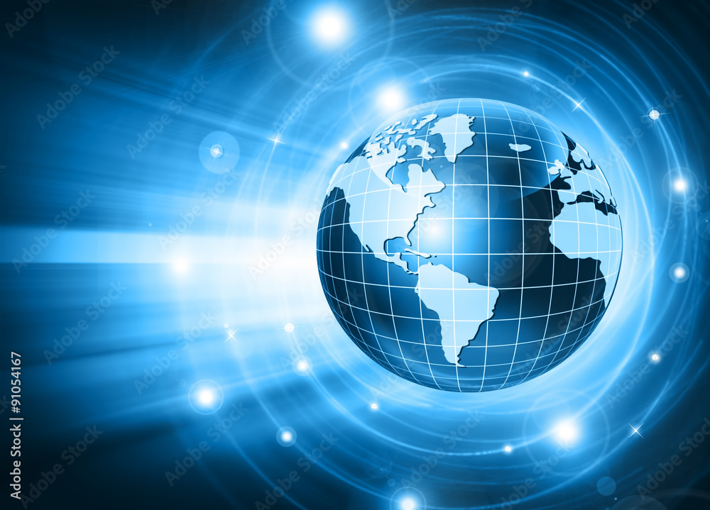 Best Internet Concept of global business. Globe and glowing lines on technological background. Electronics, Wi-Fi, rays, symbols of the Internet, television, mobile and satellite communications Best Internet Concept of global business. Globe and glowing lines on technological background. Electronics, Wi-Fi, rays, symbols of the Internet, television, mobile and satellite communications