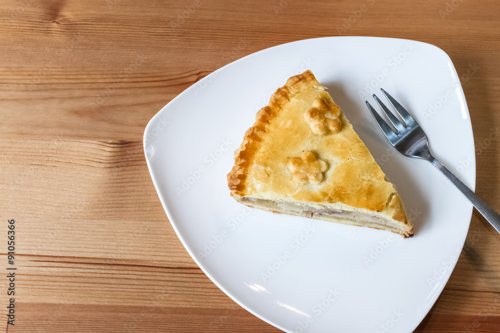 piece of coconut pie piece of coconut pie