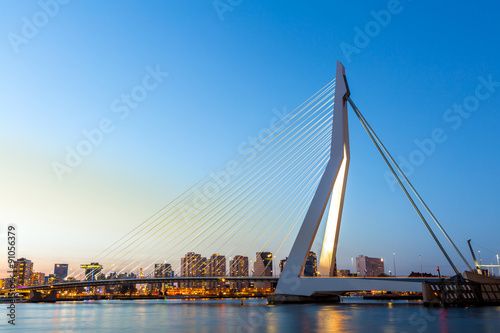 Erasmus bridge Rotterdam photo
