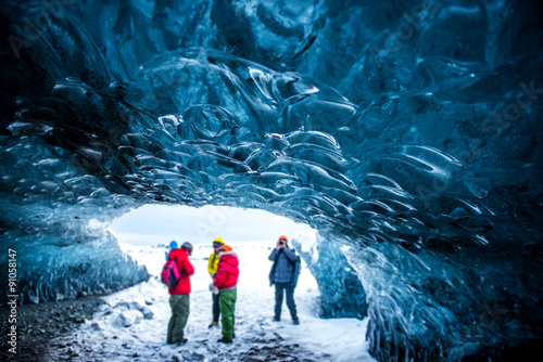 crystal caves iceland photo