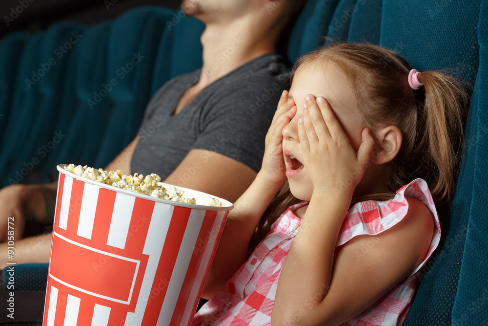 Naklejka premium Scary moment