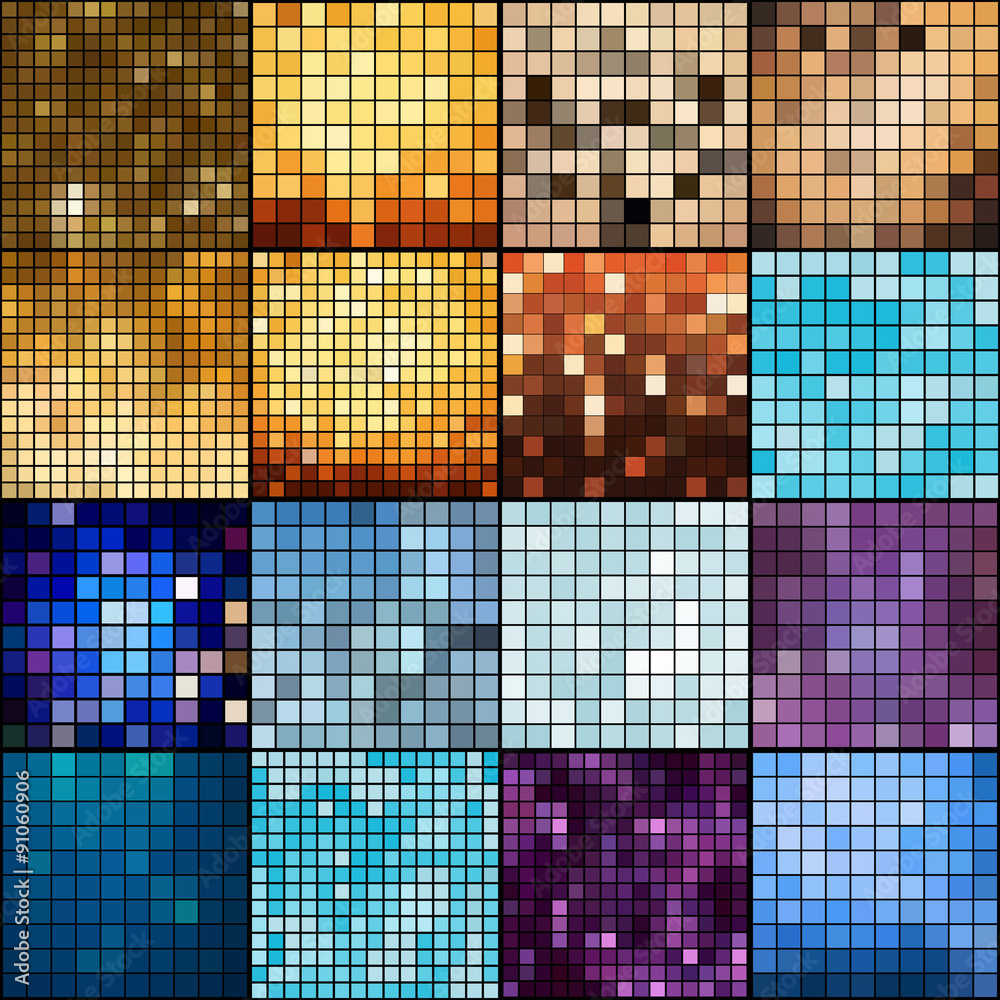 Abstract mosaic background.
