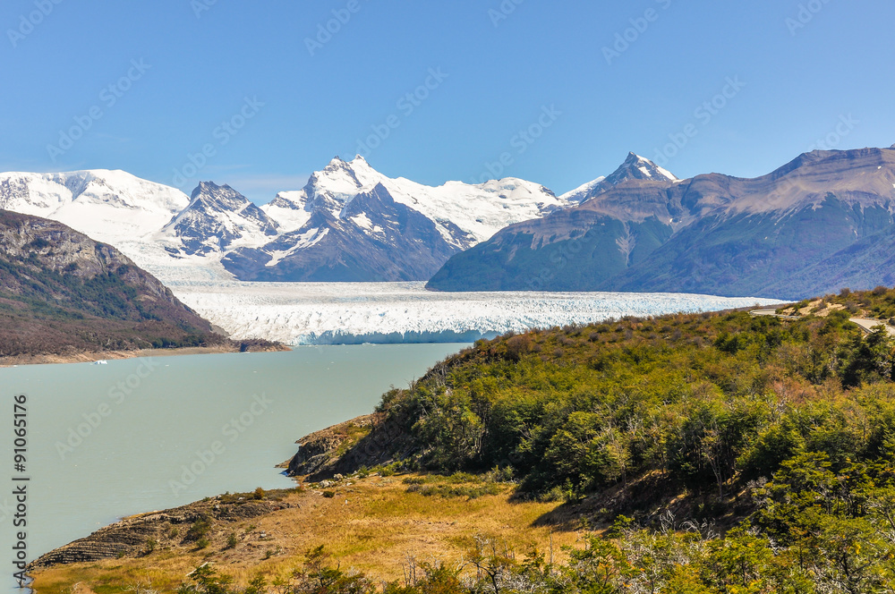Far view, Perito Moreno Glacier, Argentina