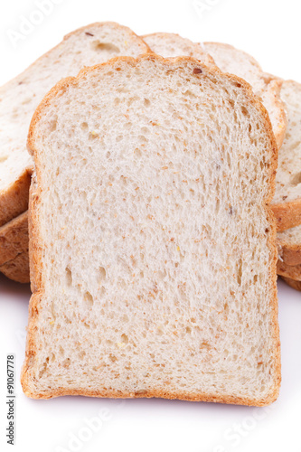 slice of whole wheat bread for background