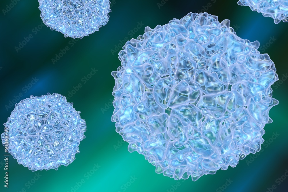 Background With Viruses Polioviruses A Virus Transmitted By Drinking