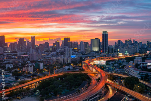 skyline city thailand