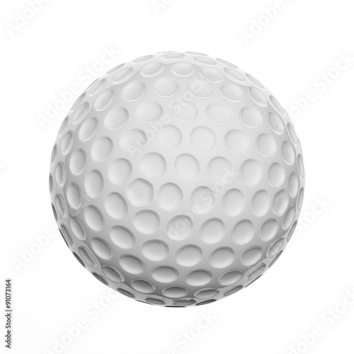 Golf ball, isolated on white background