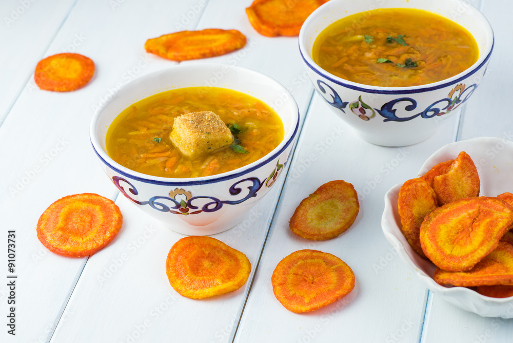 Carrot soup.