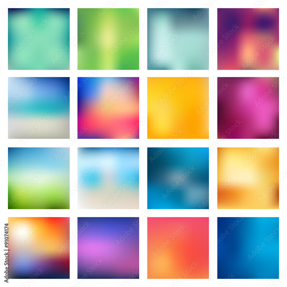 Abstract blurred backgrounds.