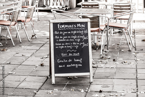 Plat du jour | Menu de restaurant