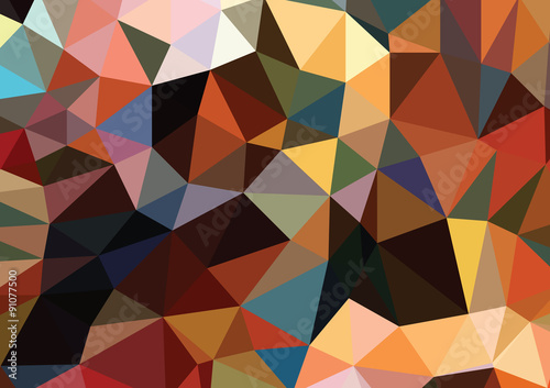 consisting background of triangles warm texture