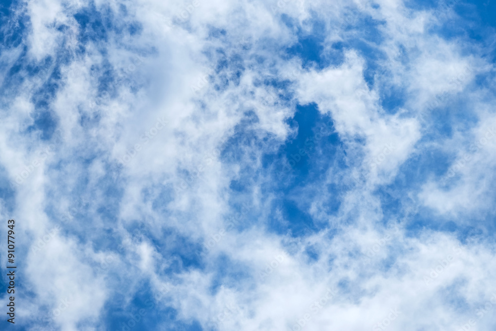 Obraz premium Blue sky background