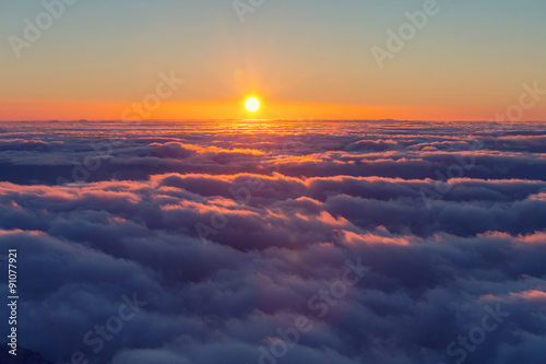 Sticker Above clouds