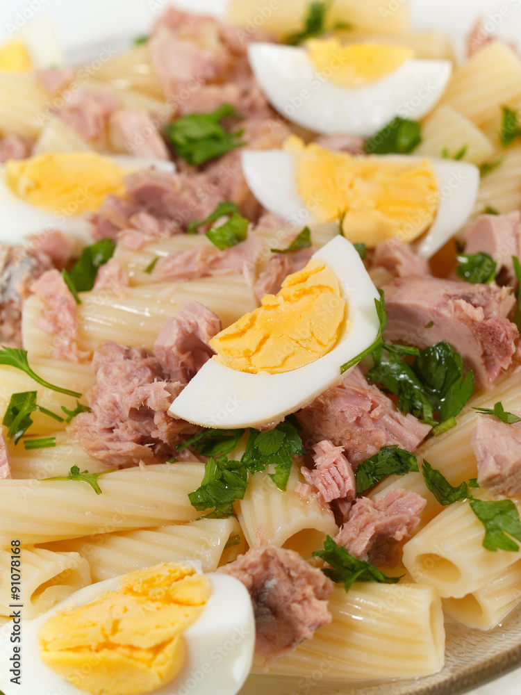 Mediterranean food collection - Pasta with Tuna Mediterranean food collection - Pasta with Tuna