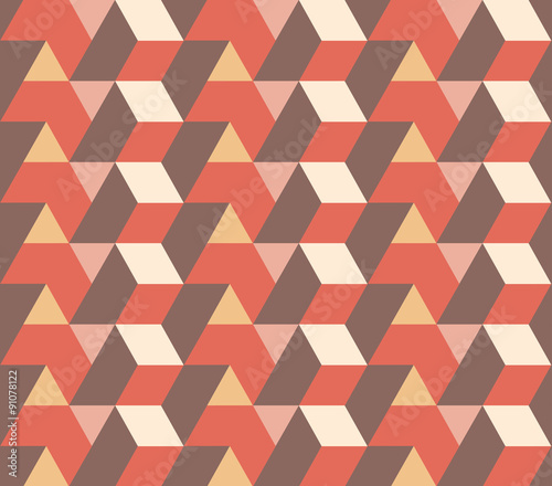 Geometry Pattern, Triangle, Rectangle, Rhombus, Trapezoid