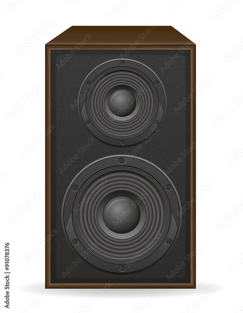acoustic loundspeaker vector illustration acoustic loundspeaker vector illustration