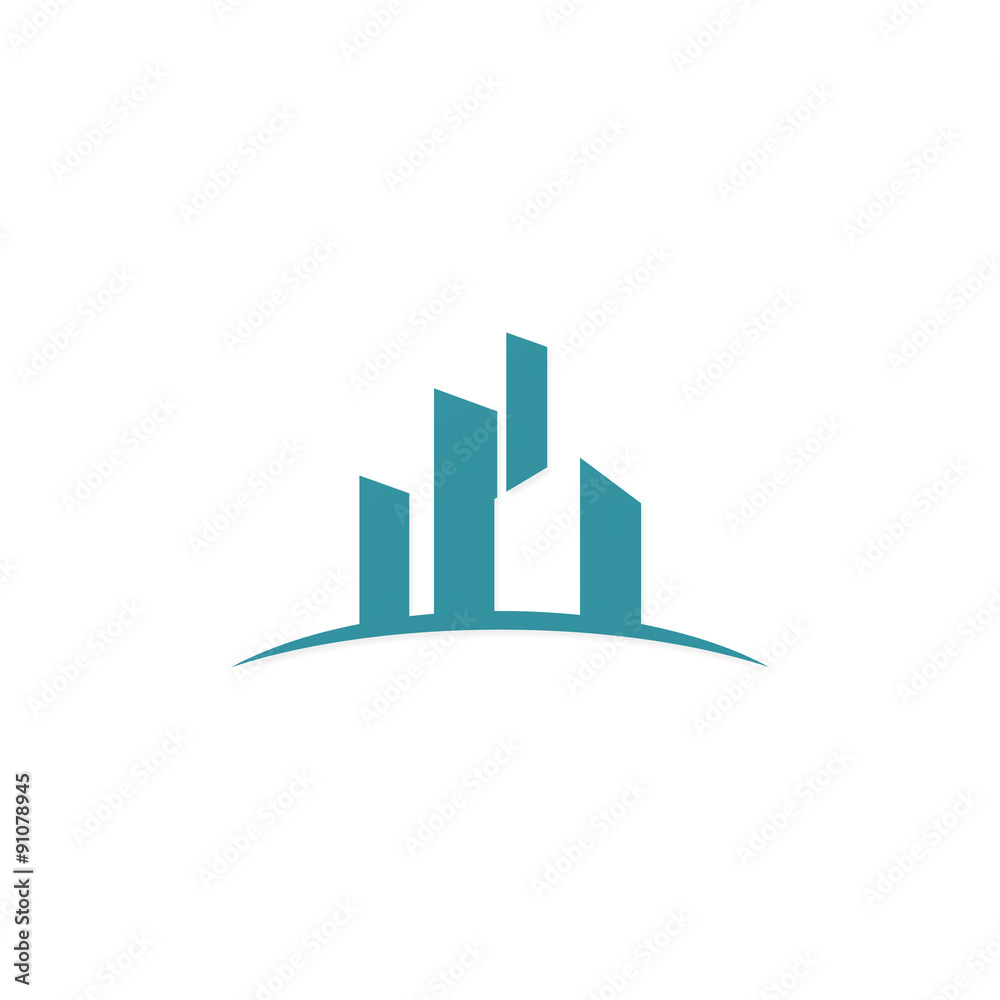 cityscape building construction logo cityscape building construction logo