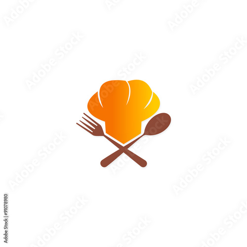 food cook chef hat logo