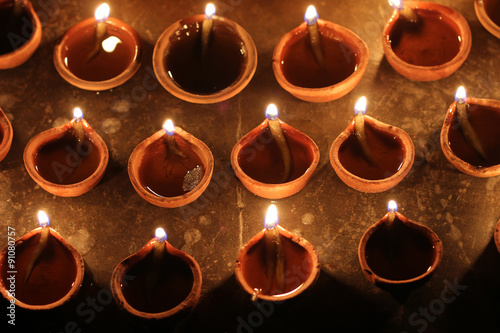 indian clay oil lamps, festival season