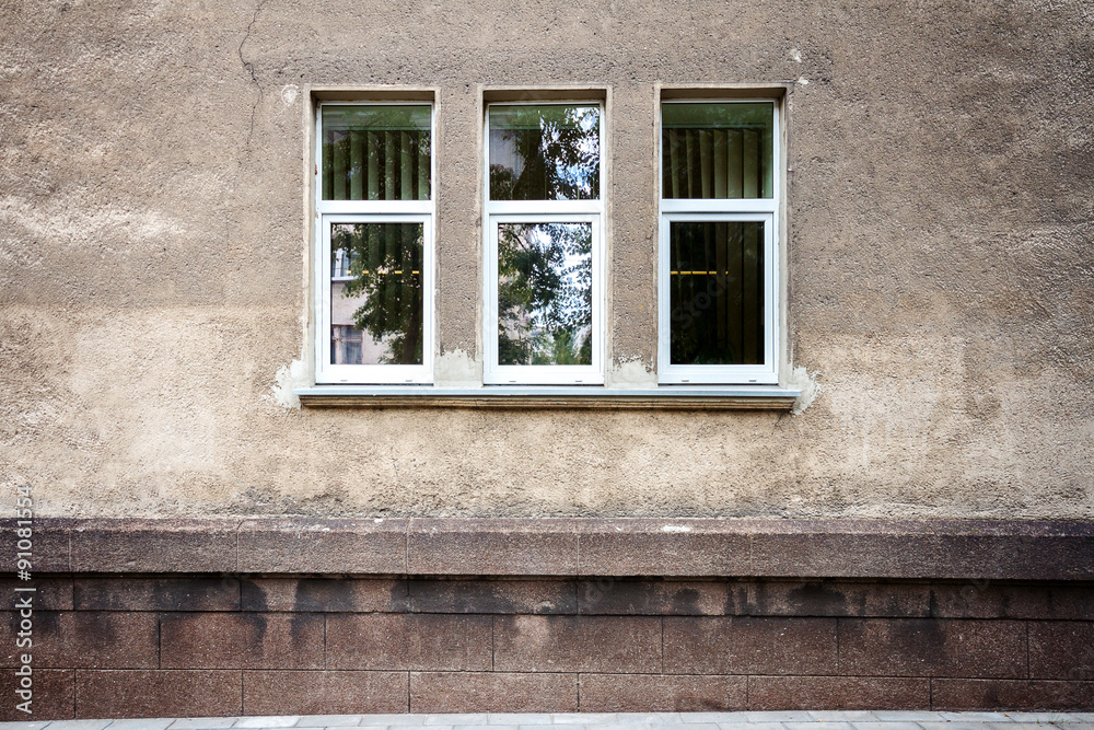 Aged street wall