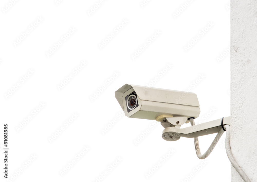 CCTV install on wall. CCTV install on wall.