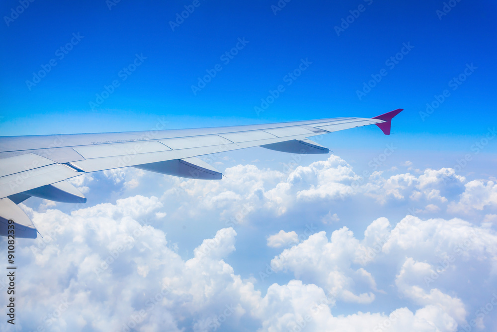 Obraz premium Airplane wing