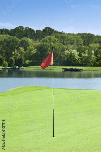Golf Hole Flag