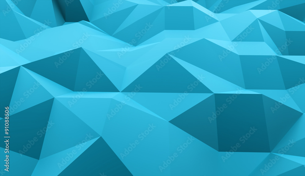 Obraz premium Triangle background concept rendered