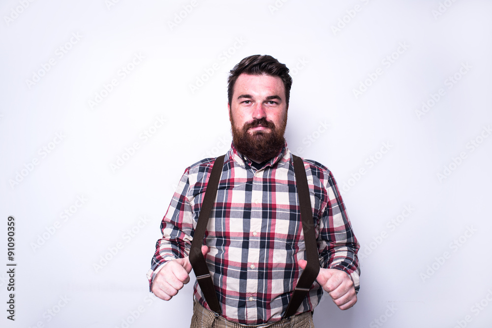 happy man with beard happy man with beard