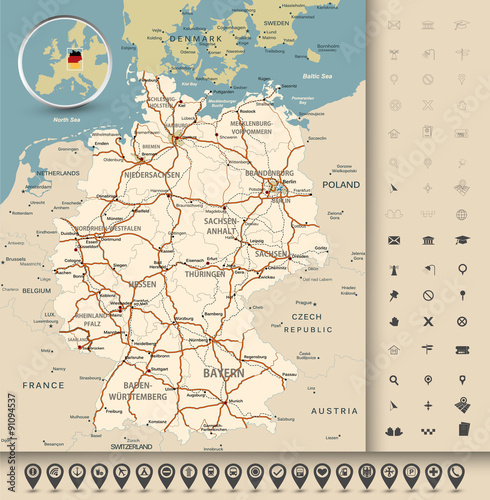 Germany road map