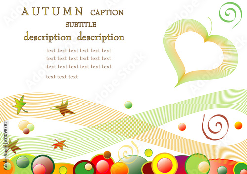 Autumn background
Vector template for theme environment of biological and ecological