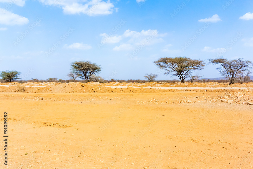 Landscape near Laisamis, Kenya