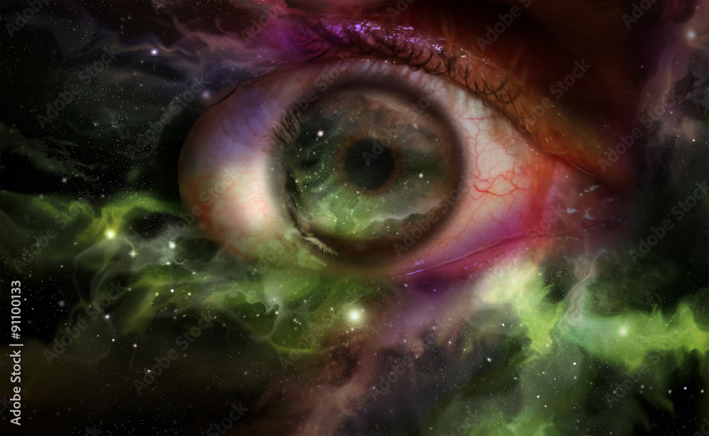 Wunschmotiv: Eyeball Universe Background #91100133