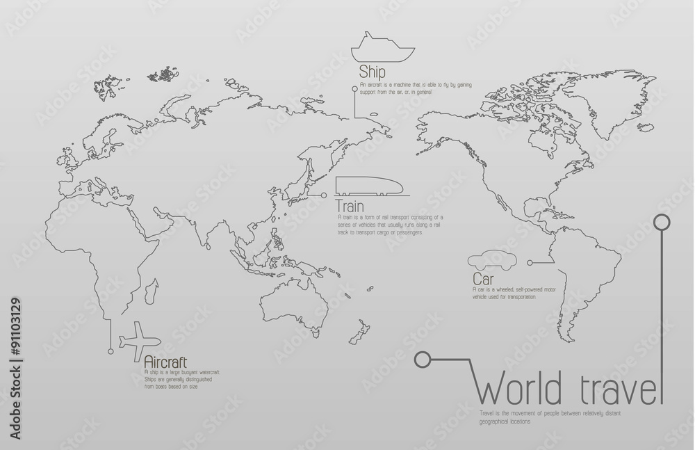 Infographic travel and education concept.Vector Illustration