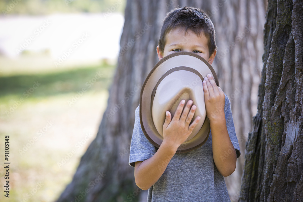 portrait of a little boy wearing hat portrait of a little boy wearing hat