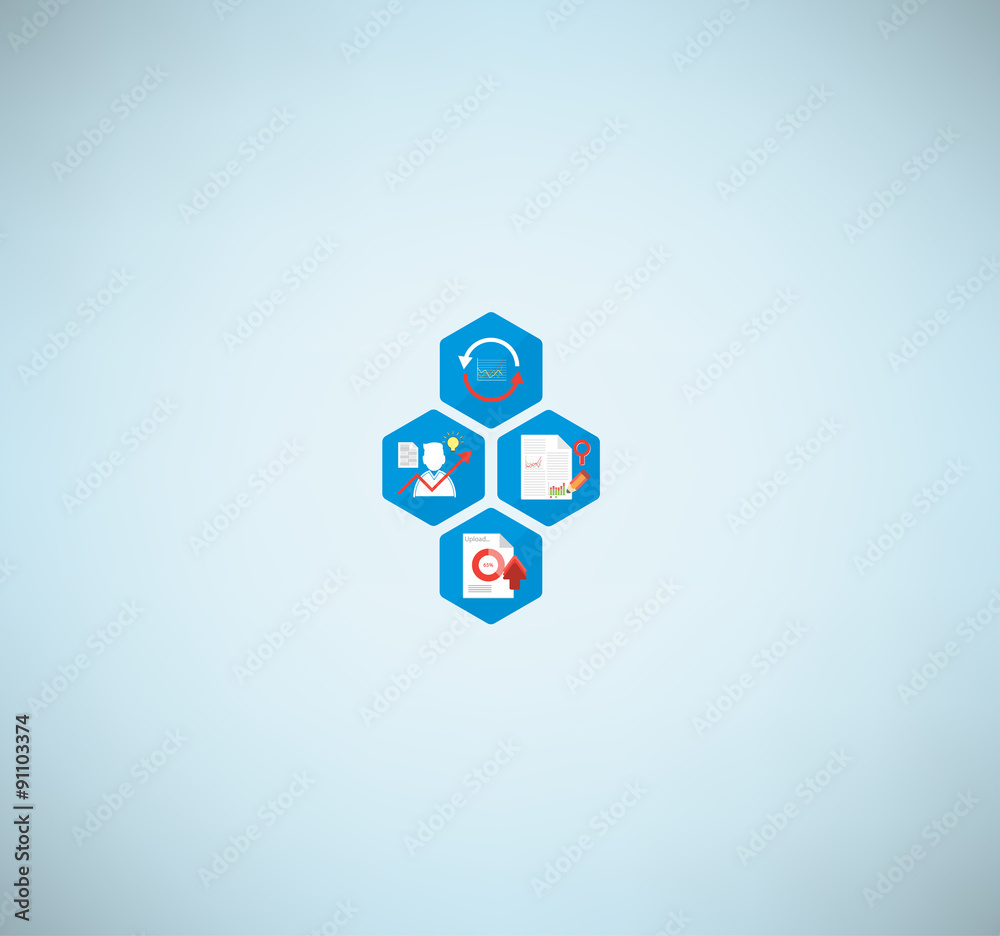 Set Document Icon, Vector Set Document Icon, Vector