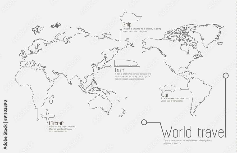 Infographic travel and education concept.Vector Illustration