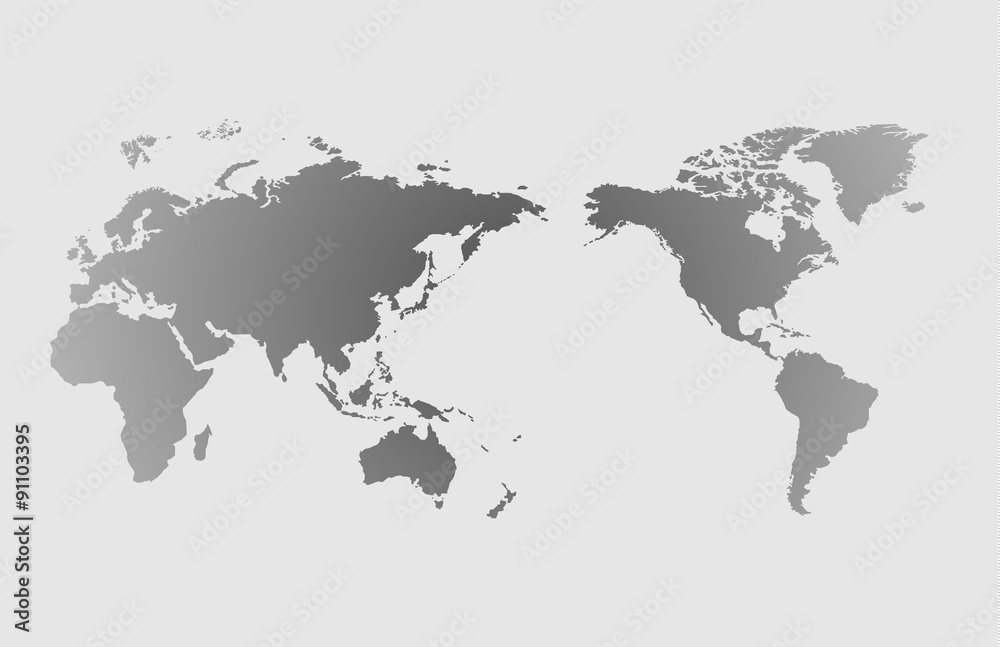 World map and compass of vector, vector illustration World map and compass of vector, vector illustration