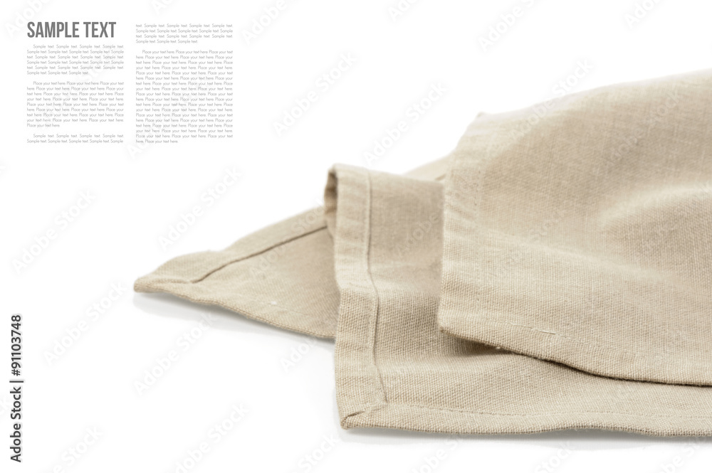 folded napkin folded napkin
