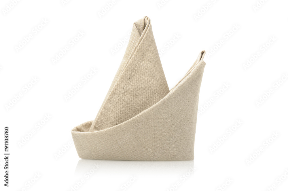 folded napkin folded napkin