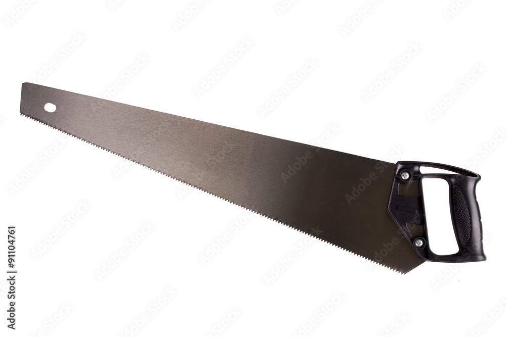 Hand saw isolated on white background Hand saw isolated on white background