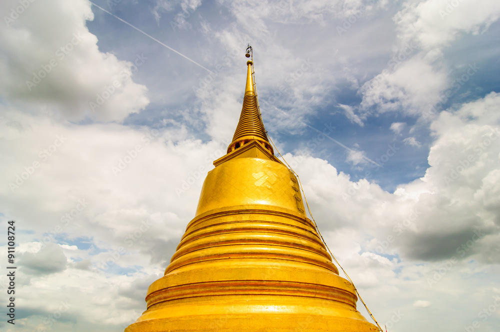 Wat Saket is famous Buddhist temple in Bangkok Wat Saket is famous Buddhist temple in Bangkok