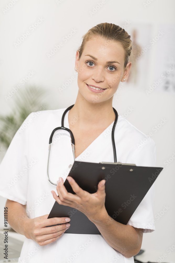 Portrait of beautiful doctor woman Portrait of beautiful doctor woman