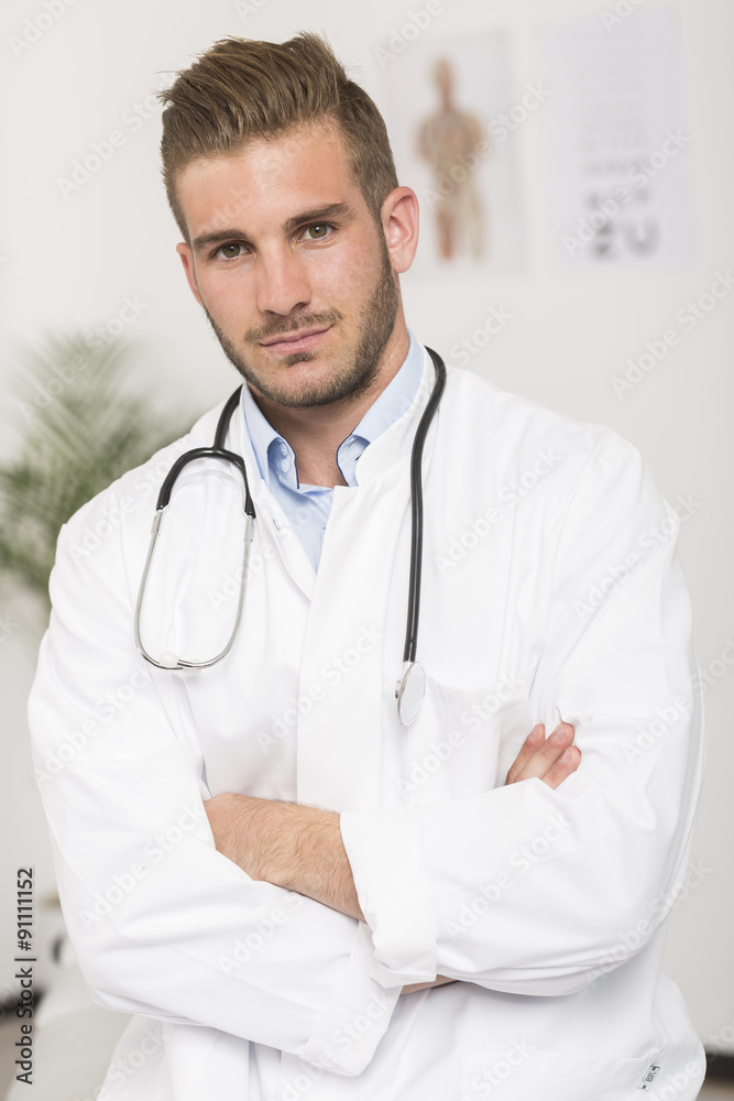 Portrait of young doctor Portrait of young doctor