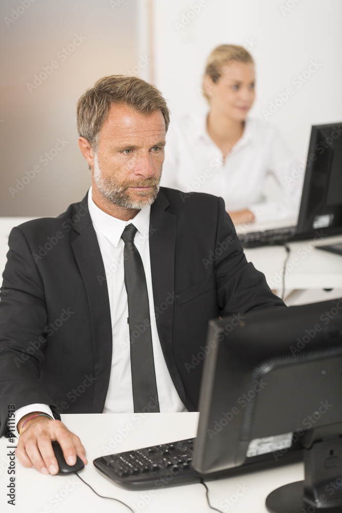 Portrait of mature businessman Portrait of mature businessman