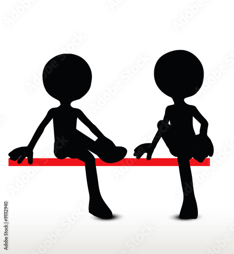 sitting